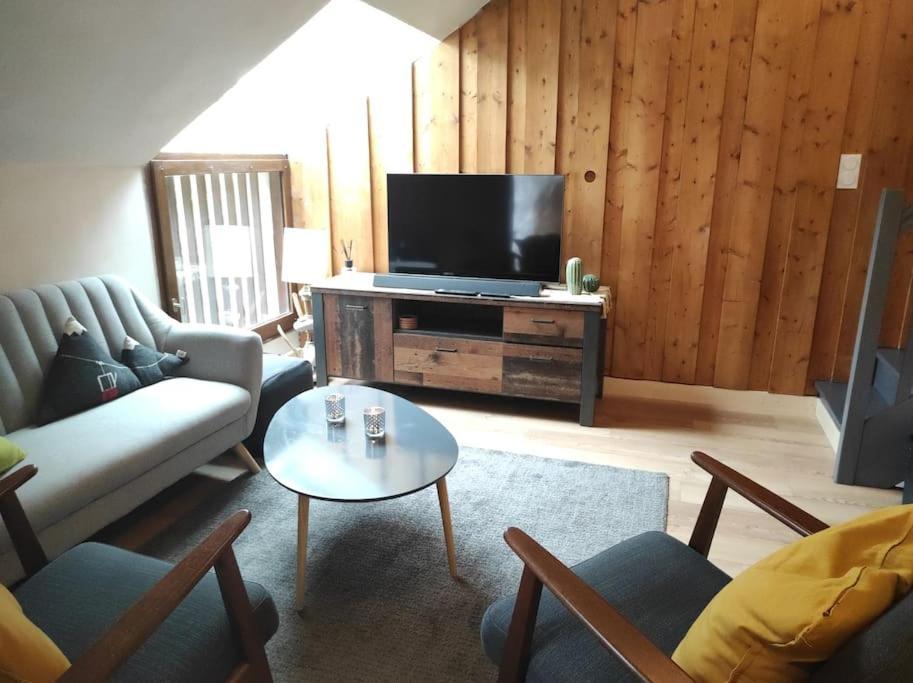 Appartement Vue Montagne, Cosy Et Chaleureux 布里昂松 外观 照片